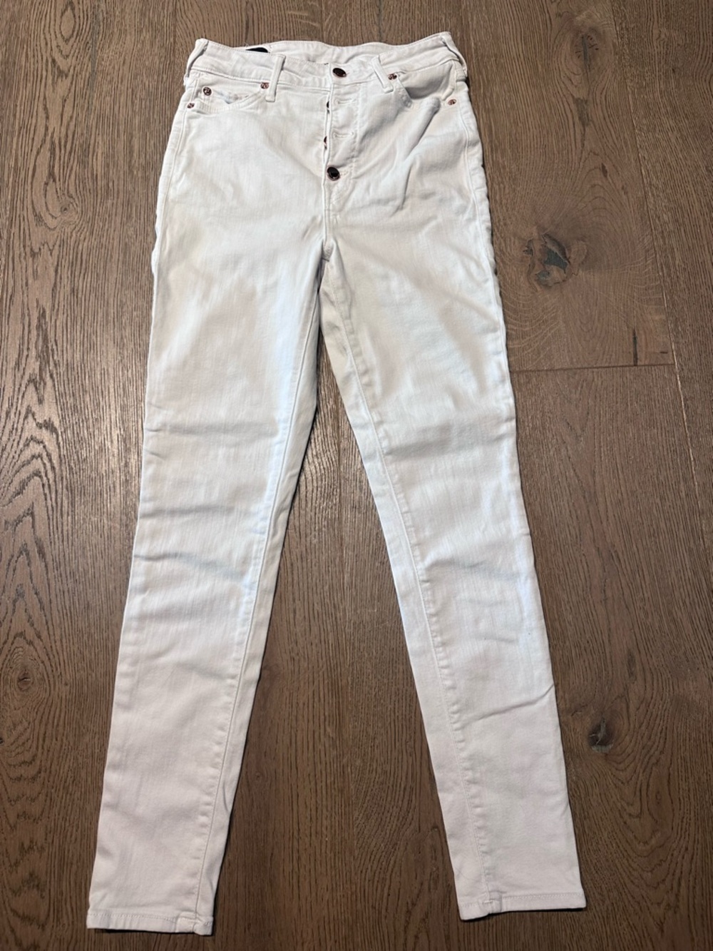 True Religion Women's Slim White Skinny Jeans
